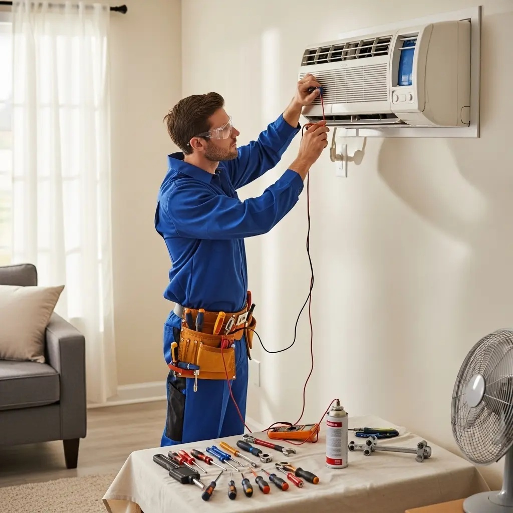 Ahmetli Philips Philips klima gaz dolumu ve bakım – Enerji verimliliği artırıldı. - Teknik servis örneği